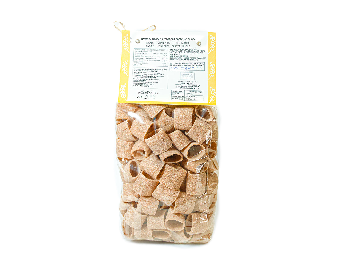 Mezzi Paccheri - Ancient grain blend